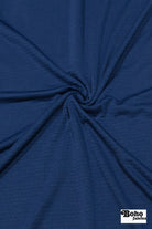 Power Grid Fleece by Polartec. Performance Knit Fabric in True Blue *2nds* - Boho Fabrics - Performance Fabrics