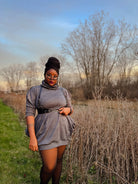 Power Grid Mid - Warmth (Terry - Style), Charcoal Maps — Performance Baselayer Fleece Fabric by Polartec - Boho Fabrics - Performance Fabrics