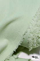 Power Grid Mid - Warmth (Terry - Style), Seafoam Green — Performance Baselayer Fleece Fabric by Polartec - Boho Fabrics - Performance Fabrics