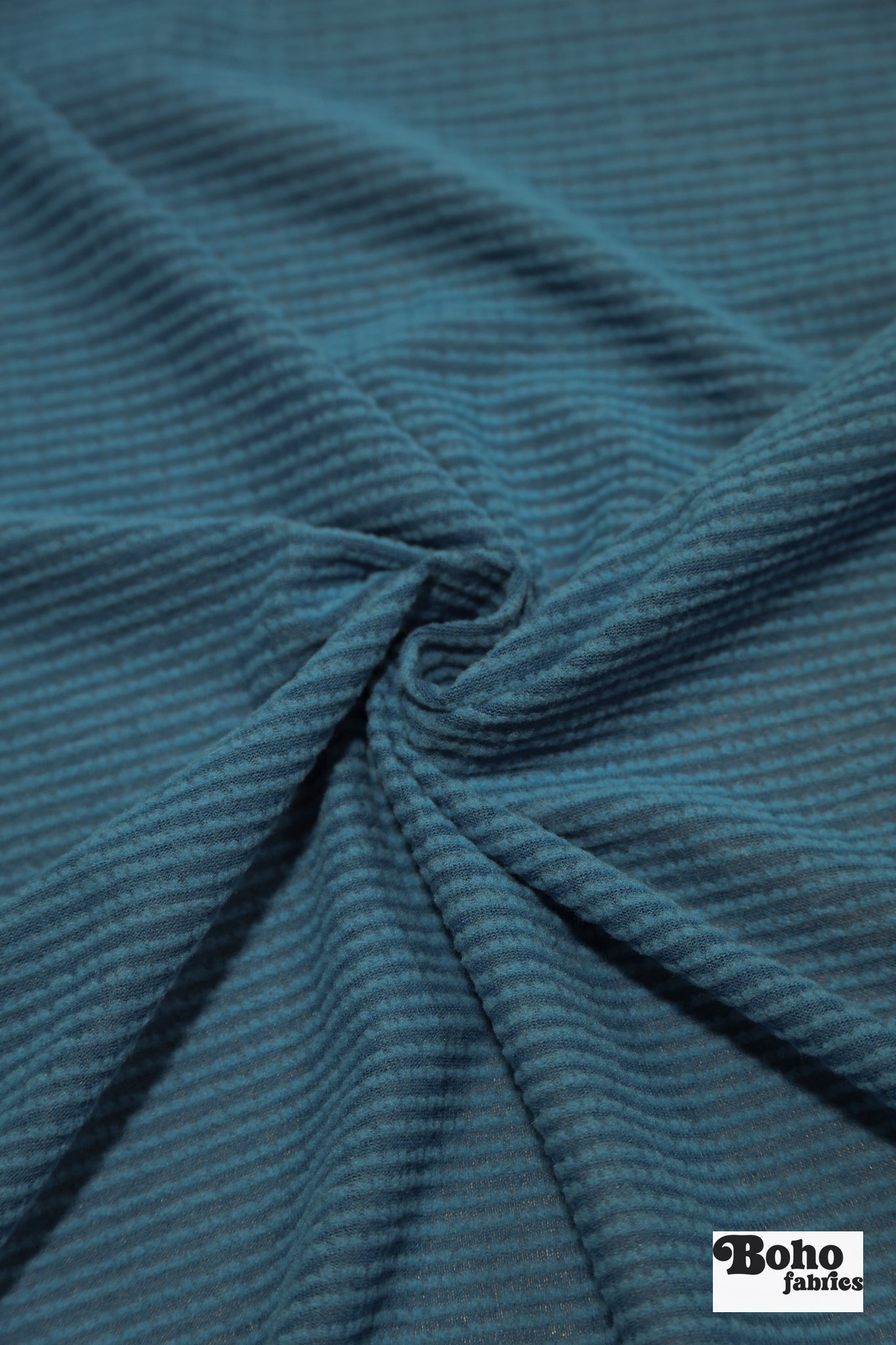 Power Grid Midweight, Dusty Blue Fleece Fabric by Polartec - Boho Fabrics - Performance Fabrics