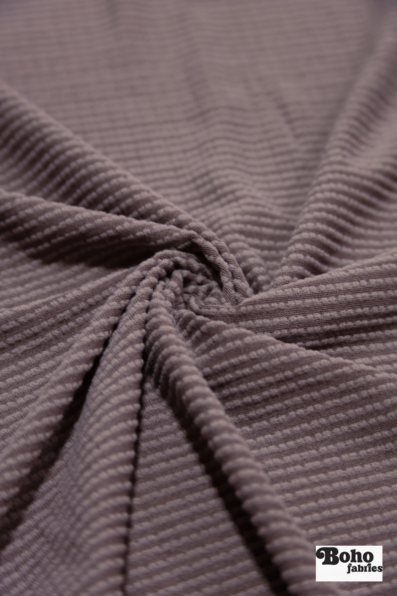 Power Grid Midweight, Dusty Purple Fleece Fabric by Polartec - Boho Fabrics - Performance Fabrics