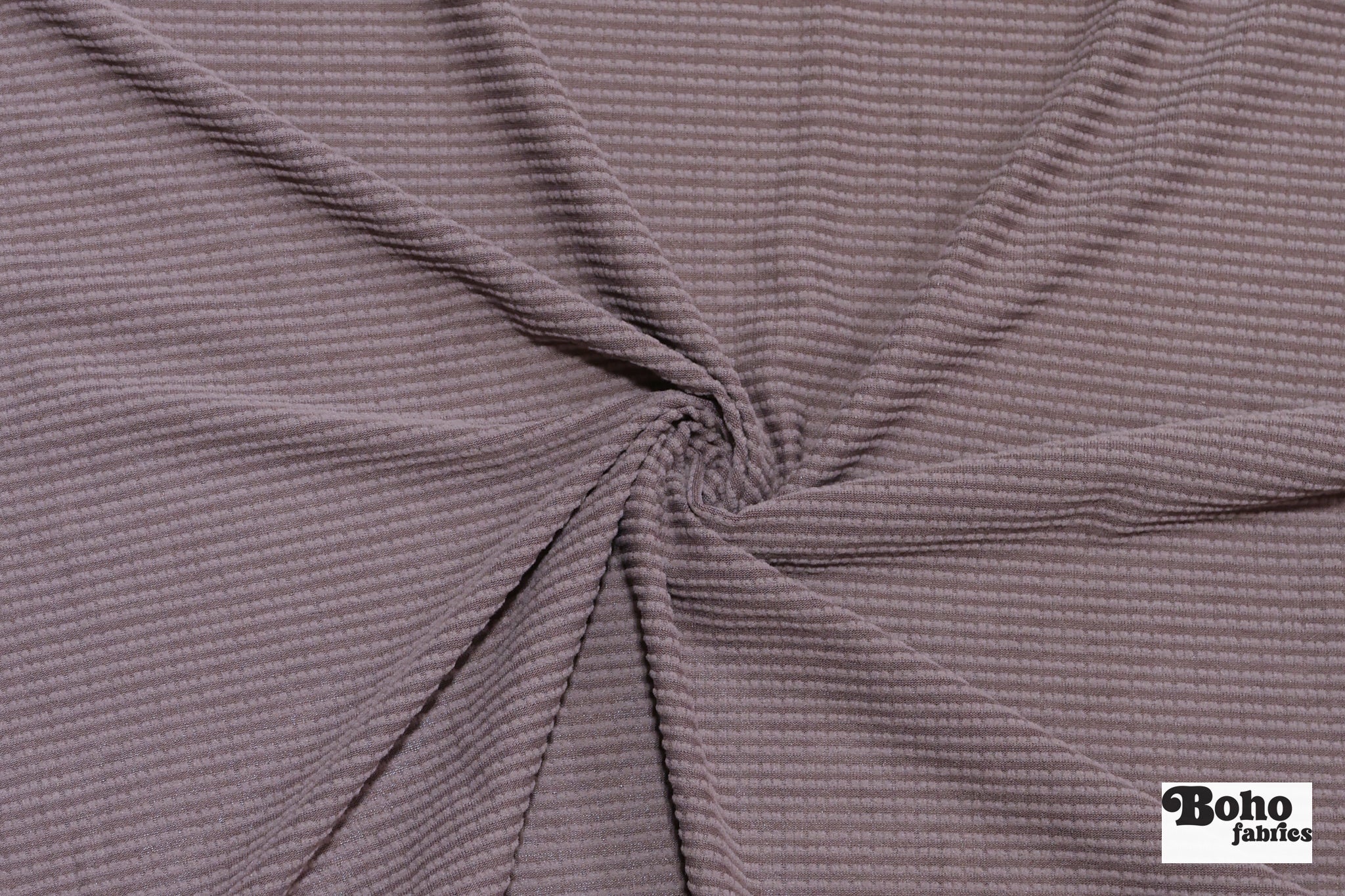 Power Grid Midweight, Dusty Purple Fleece Fabric by Polartec - Boho Fabrics - Performance Fabrics