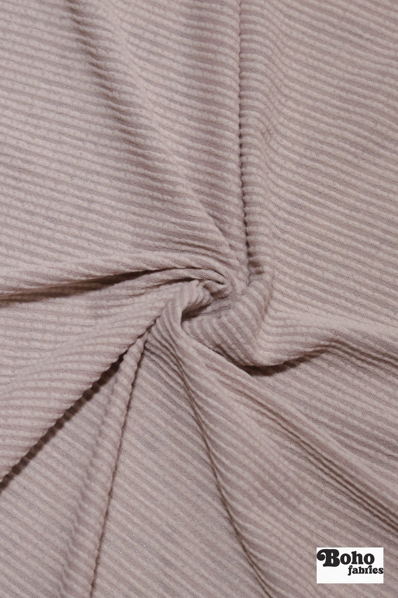 Power Grid Midweight, Pale Rose Fleece Fabric by Polartec - Boho Fabrics - Performance Fabrics