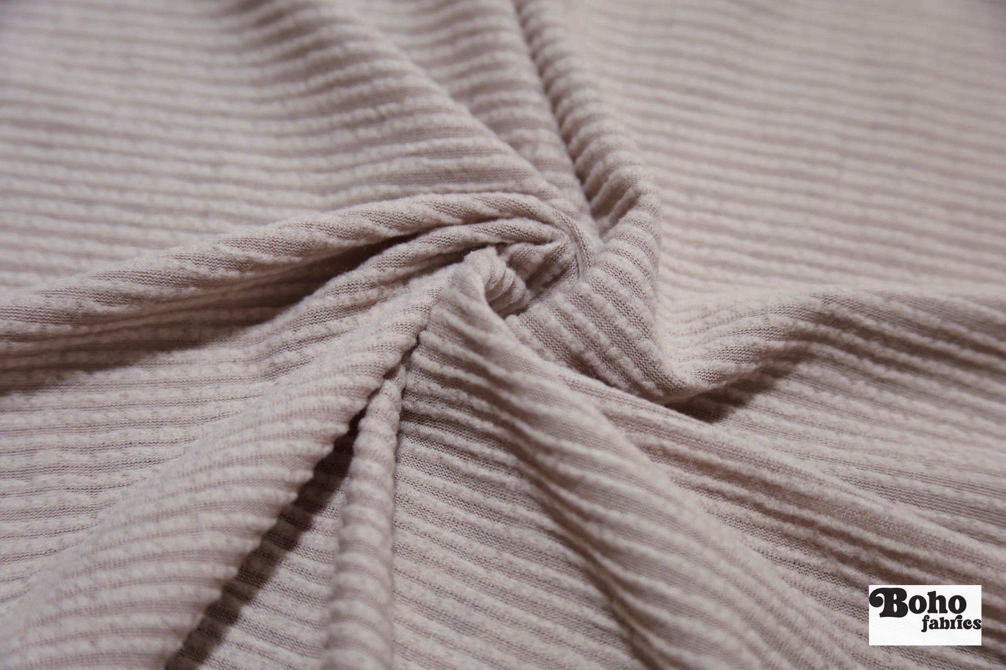 Power Grid Midweight, Pale Rose Fleece Fabric by Polartec - Boho Fabrics - Performance Fabrics