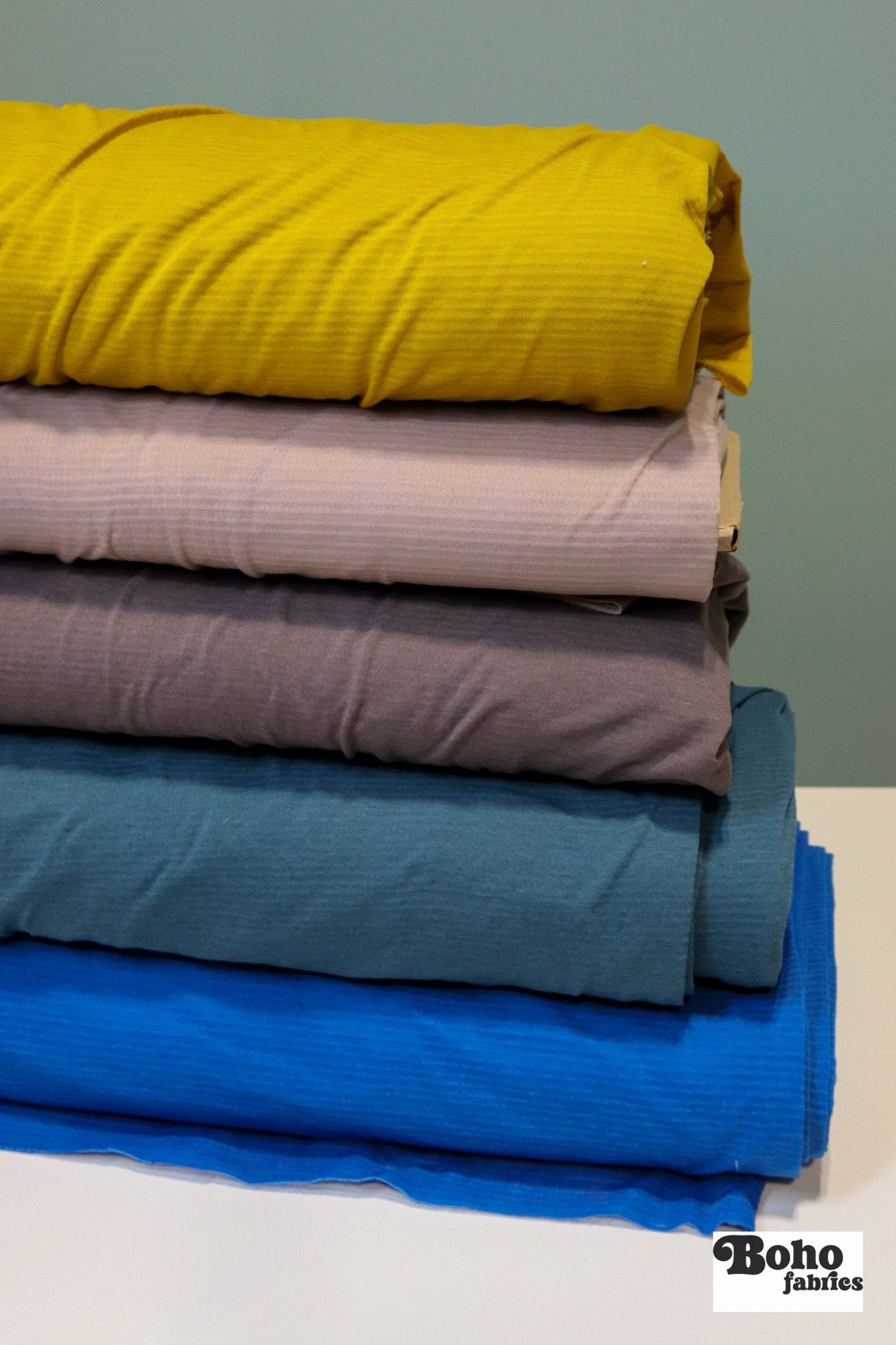 Power Grid Midweight, Yellow Fleece Fabric by Polartec - Boho Fabrics - Performance Fabrics