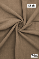 [PRE - ORDER] Midweight Textured, Rayon Linen Blend Woven Fabric | 210 GSM | 28 Colors - Boho Fabrics - Linen, Woven