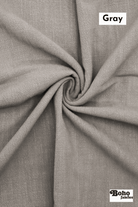 [PRE - ORDER] Midweight Textured, Rayon Linen Blend Woven Fabric | 210 GSM | 28 Colors - Boho Fabrics - Linen, Woven