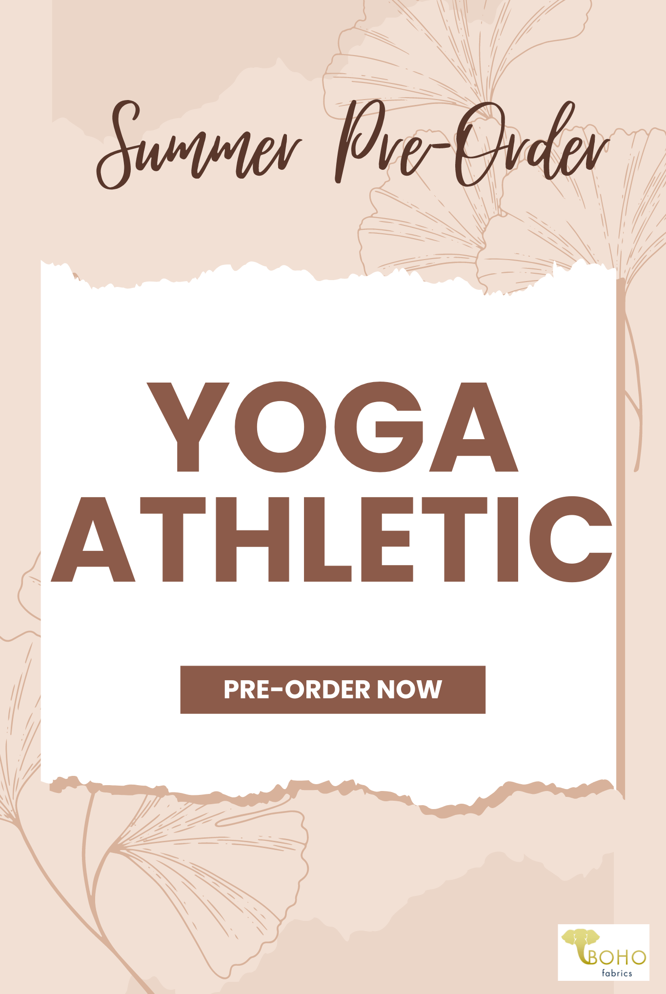 Pre-Order! Solid Yoga/Athletic Knit Fabric. - Boho Fabrics