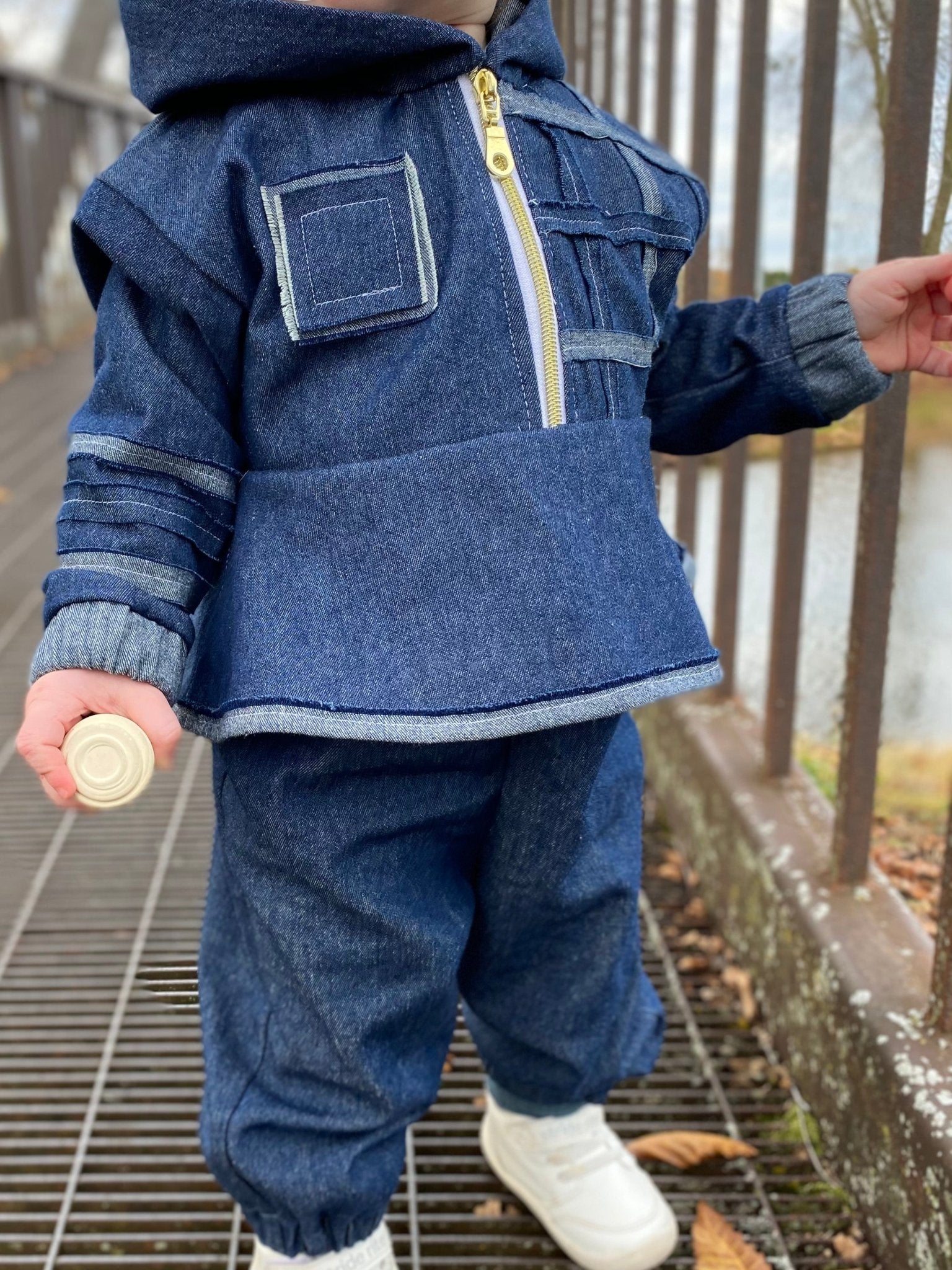 Pre - washed Denim in Indigo, Twill Woven Fabric - Boho Fabrics - Denim, Woven