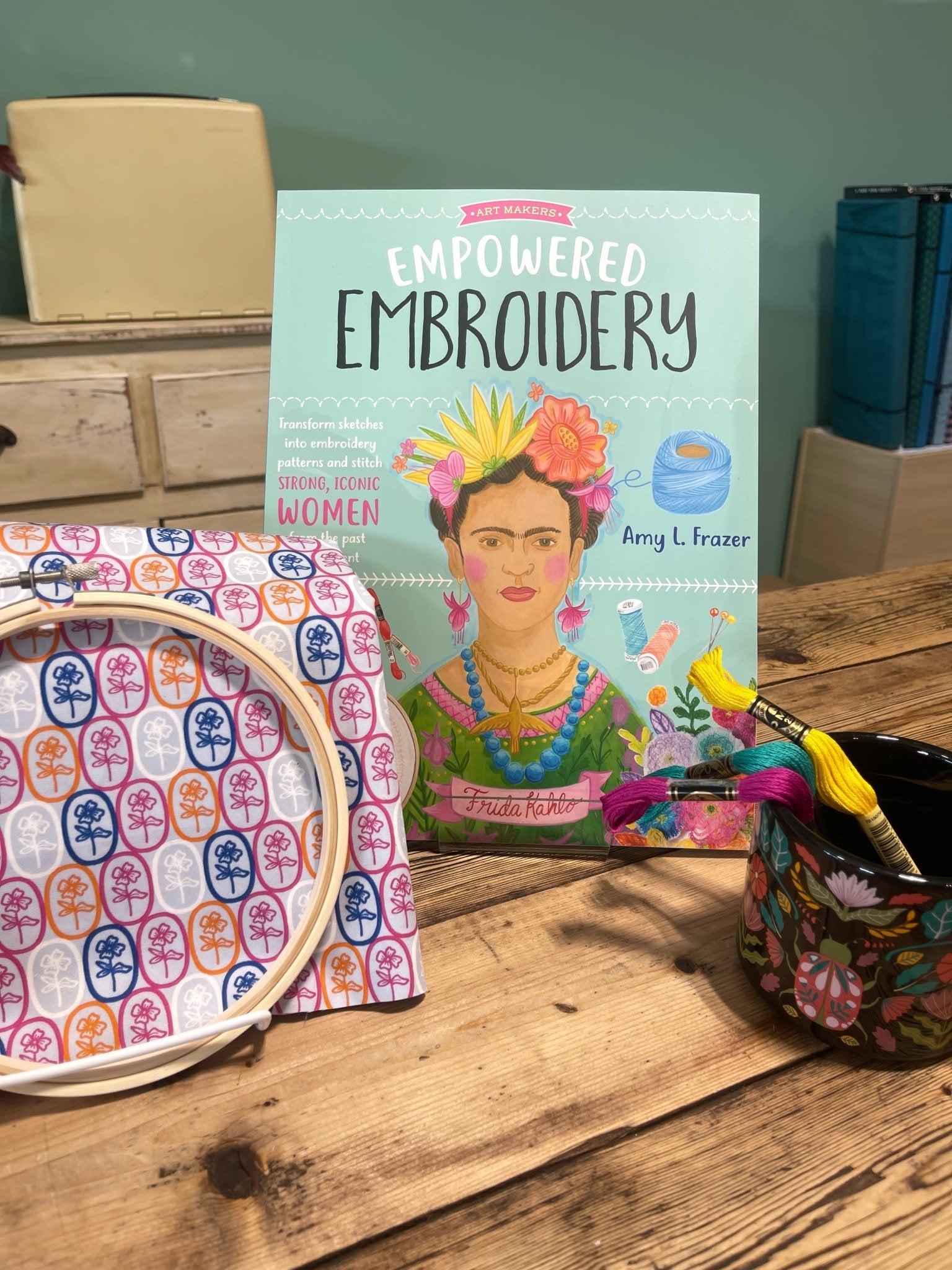 🎟 Prize Pack C – Empowered Embroidery & Mug - Boho Fabrics - 