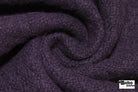 Purple Basketweave Wool Coating Woven Fabric - Boho Fabrics - Wool Coating, Woven
