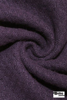 Purple Basketweave Wool Coating Woven Fabric - Boho Fabrics - Wool Coating, Woven