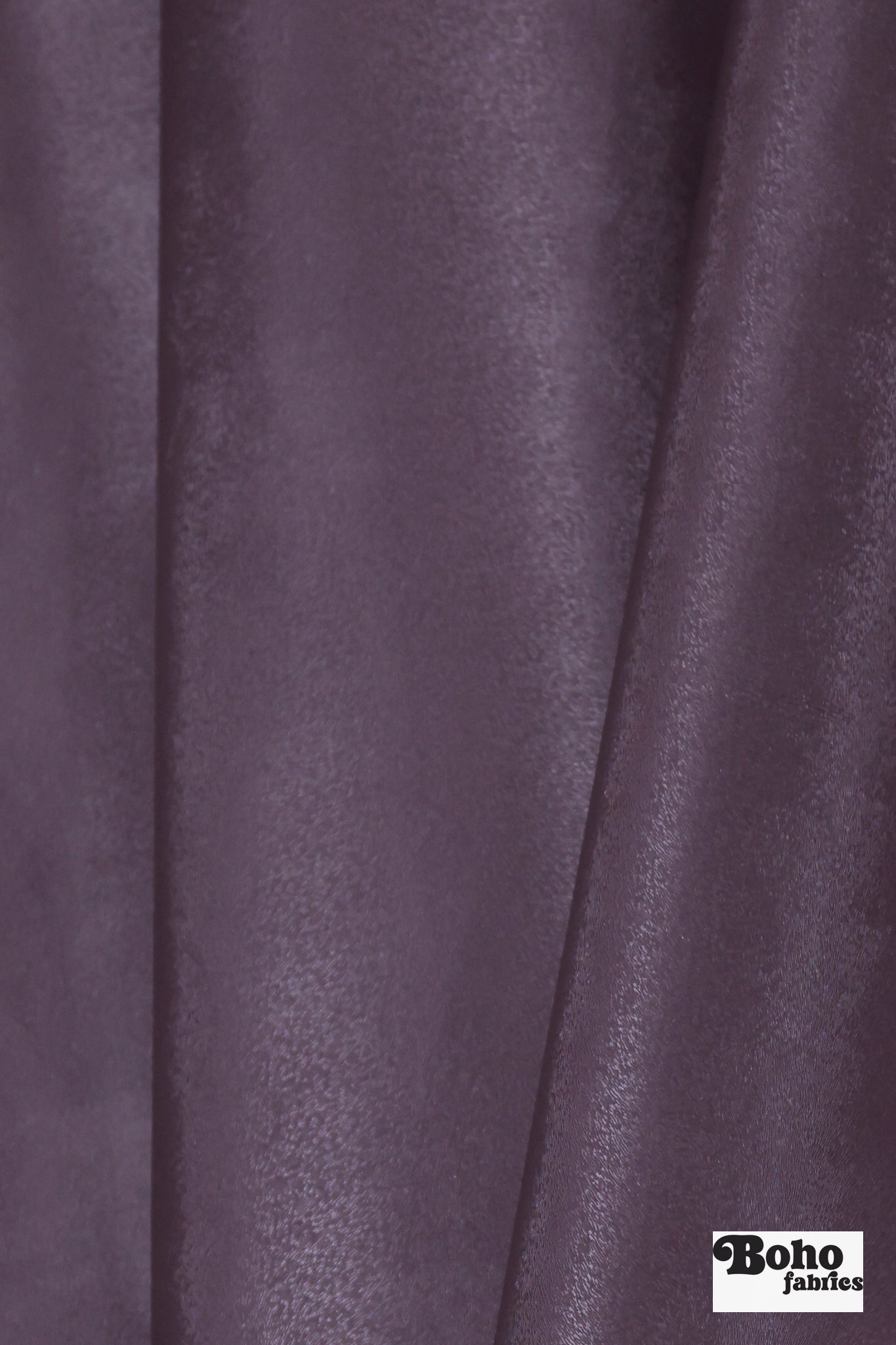 Purple Faux Leather Upholstery Fabric with Embossed Fur Texture - Boho Fabrics - Home Dec. & Upholstery Fabric
