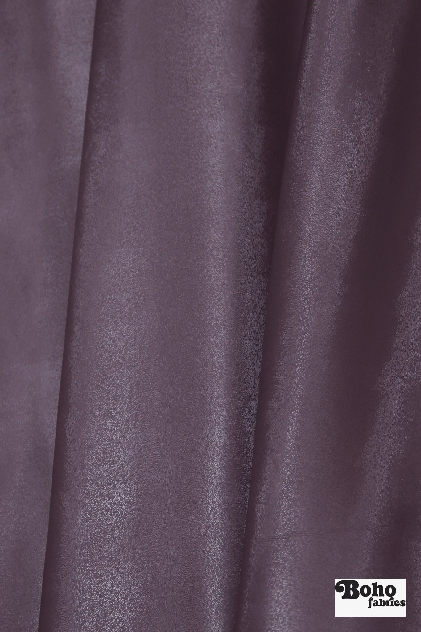Purple Faux Leather Upholstery Fabric with Embossed Fur Texture - Boho Fabrics - Home Dec. & Upholstery Fabric