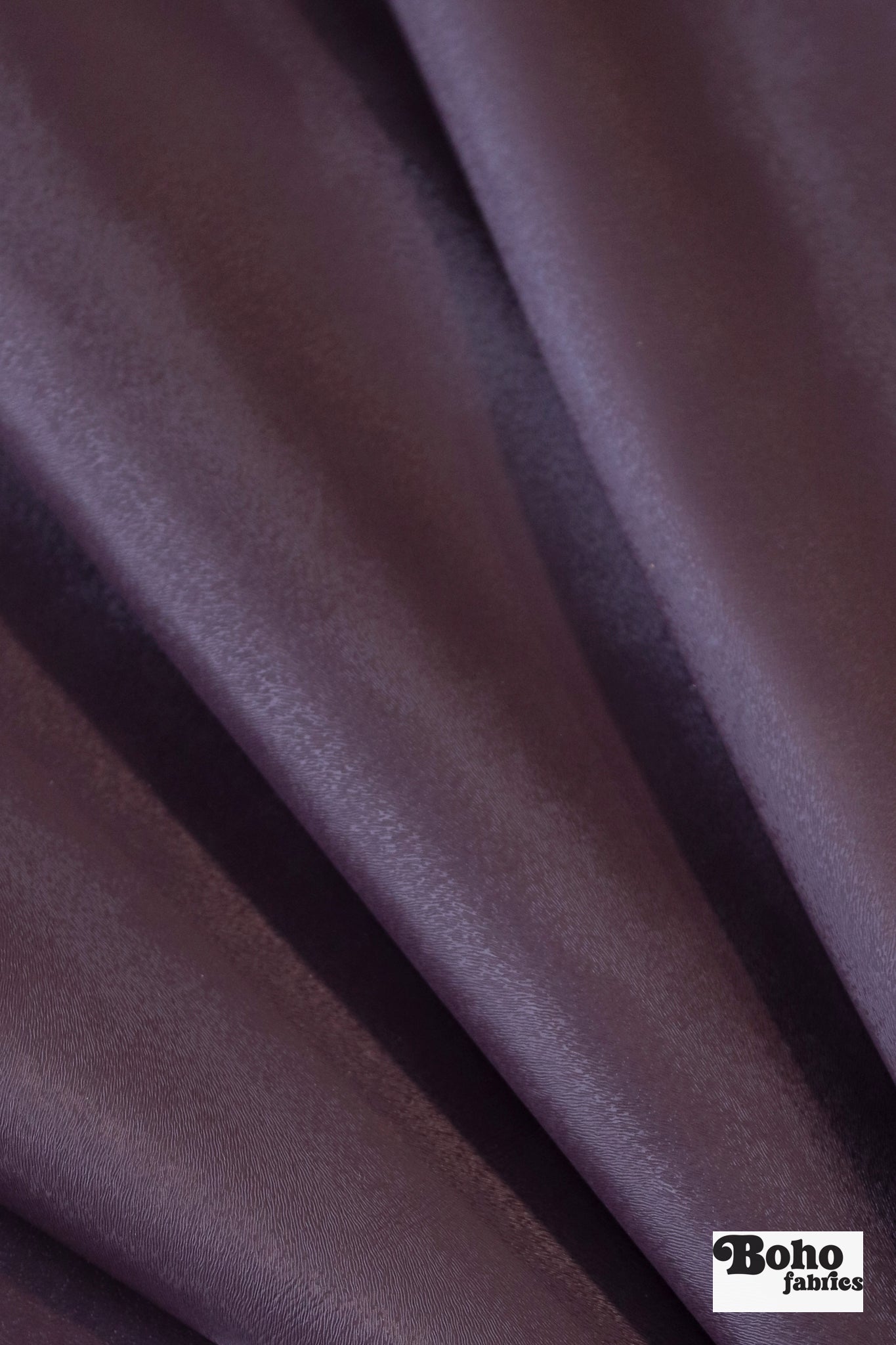 Purple Faux Leather Upholstery Fabric with Embossed Fur Texture - Boho Fabrics - Home Dec. & Upholstery Fabric