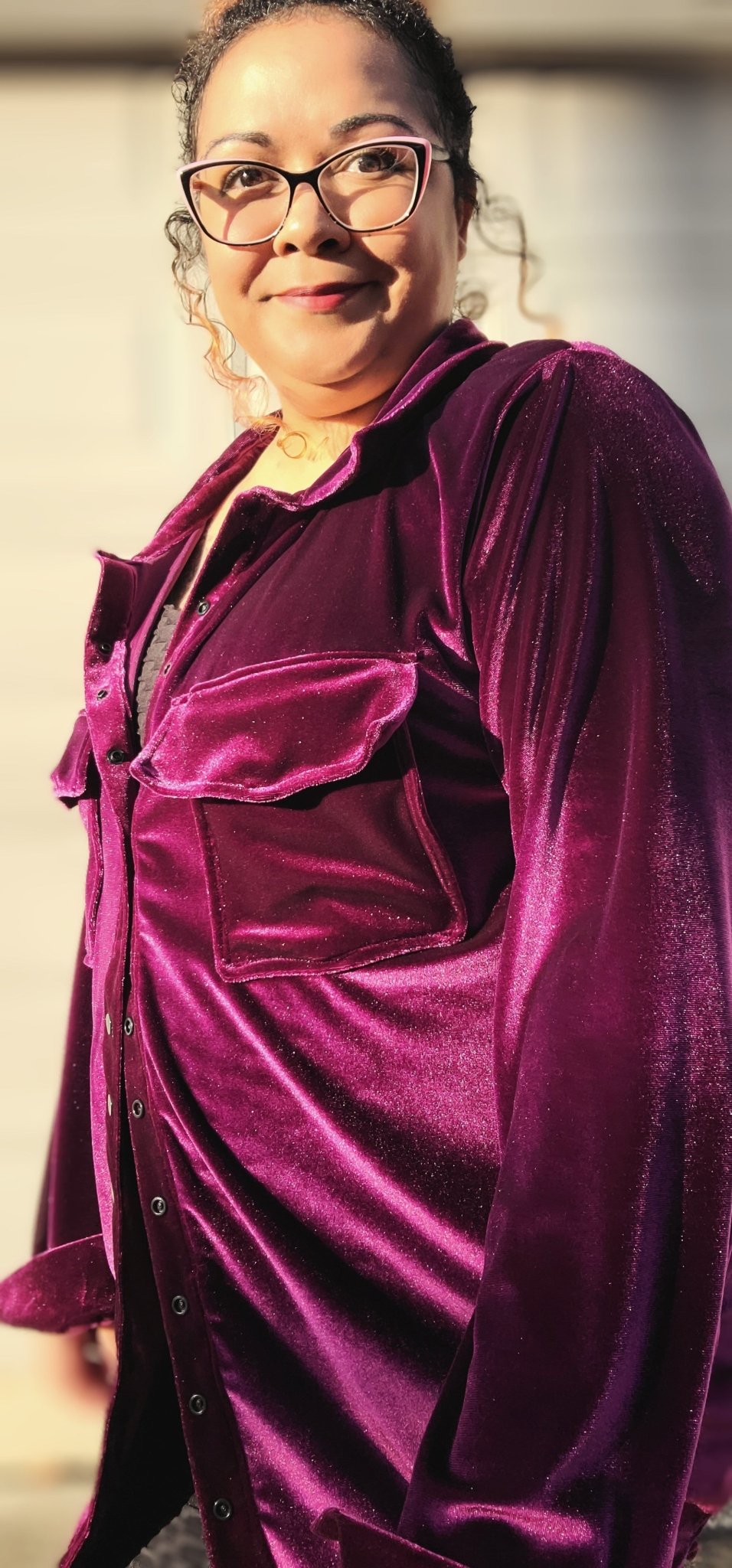 Purple, Stretch Velvet Knit Fabric - Boho Fabrics - Stretch Velvet Knit Fabric