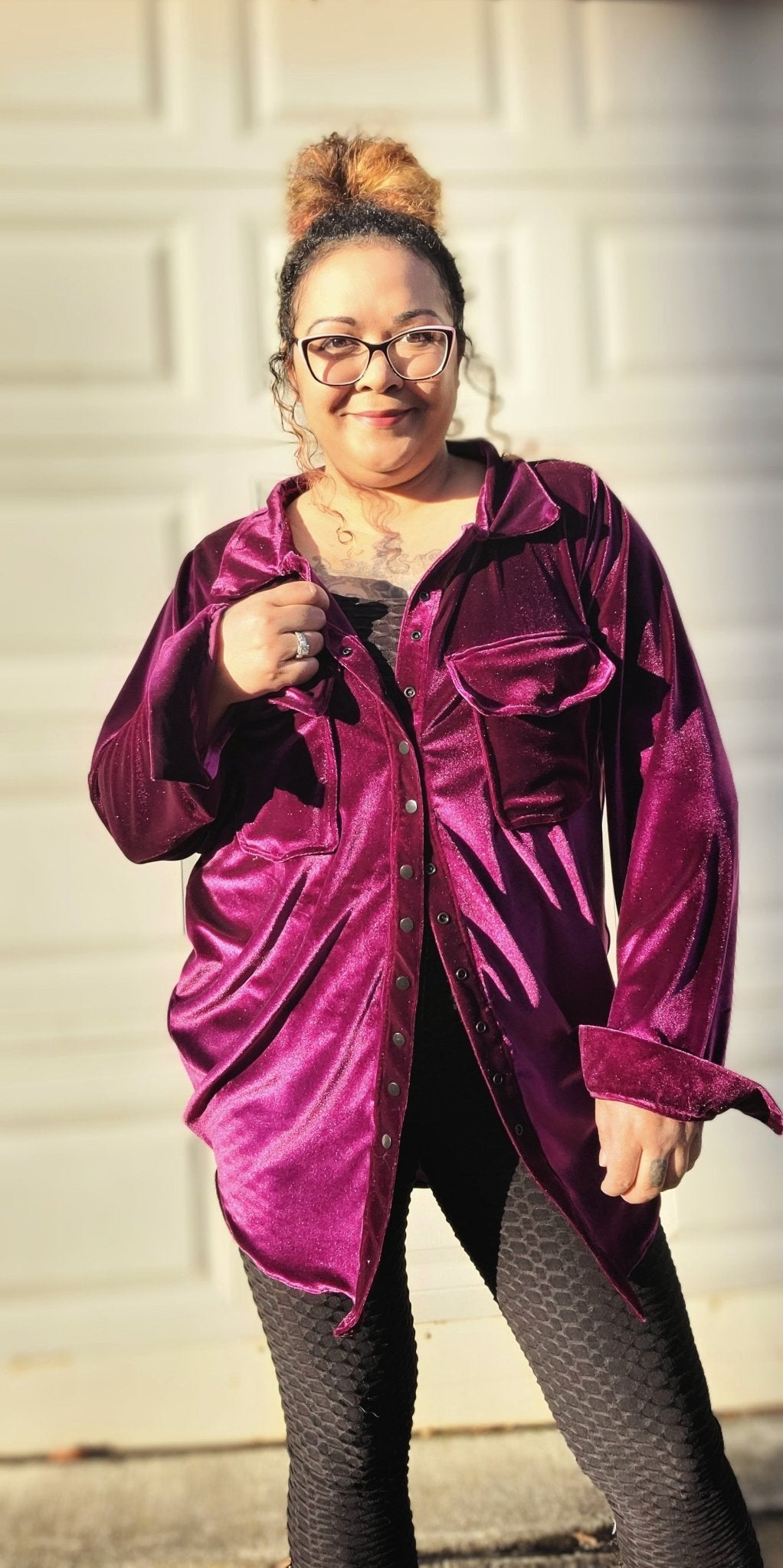 Purple, Stretch Velvet Knit Fabric - Boho Fabrics - Stretch Velvet Knit Fabric