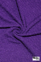 Purple Textured Crinkle Knit Fabric. Special Occasion. - Boho Fabrics - Special Occasion Fabric