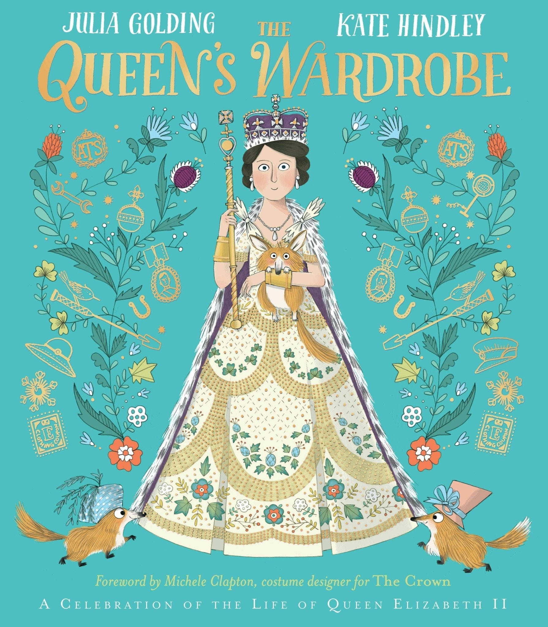 Queen's Wardrobe: Celebration Of Queen Elizabeth Ii Life - Boho Fabrics - Books