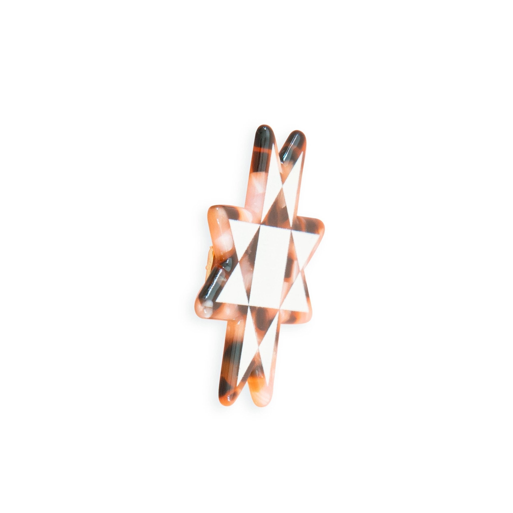 Quilt Star Hair Clip - Boho Fabrics - Accessories