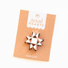 Quilt Star Hair Clip - Boho Fabrics - Accessories