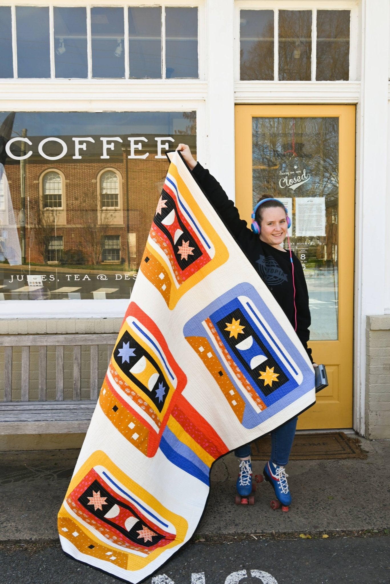 Radical Cassettes Pattern - Boho Fabrics - 