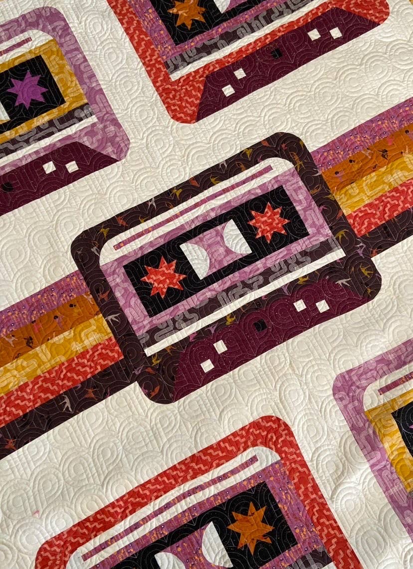 Radical Cassettes Pattern - Boho Fabrics - 