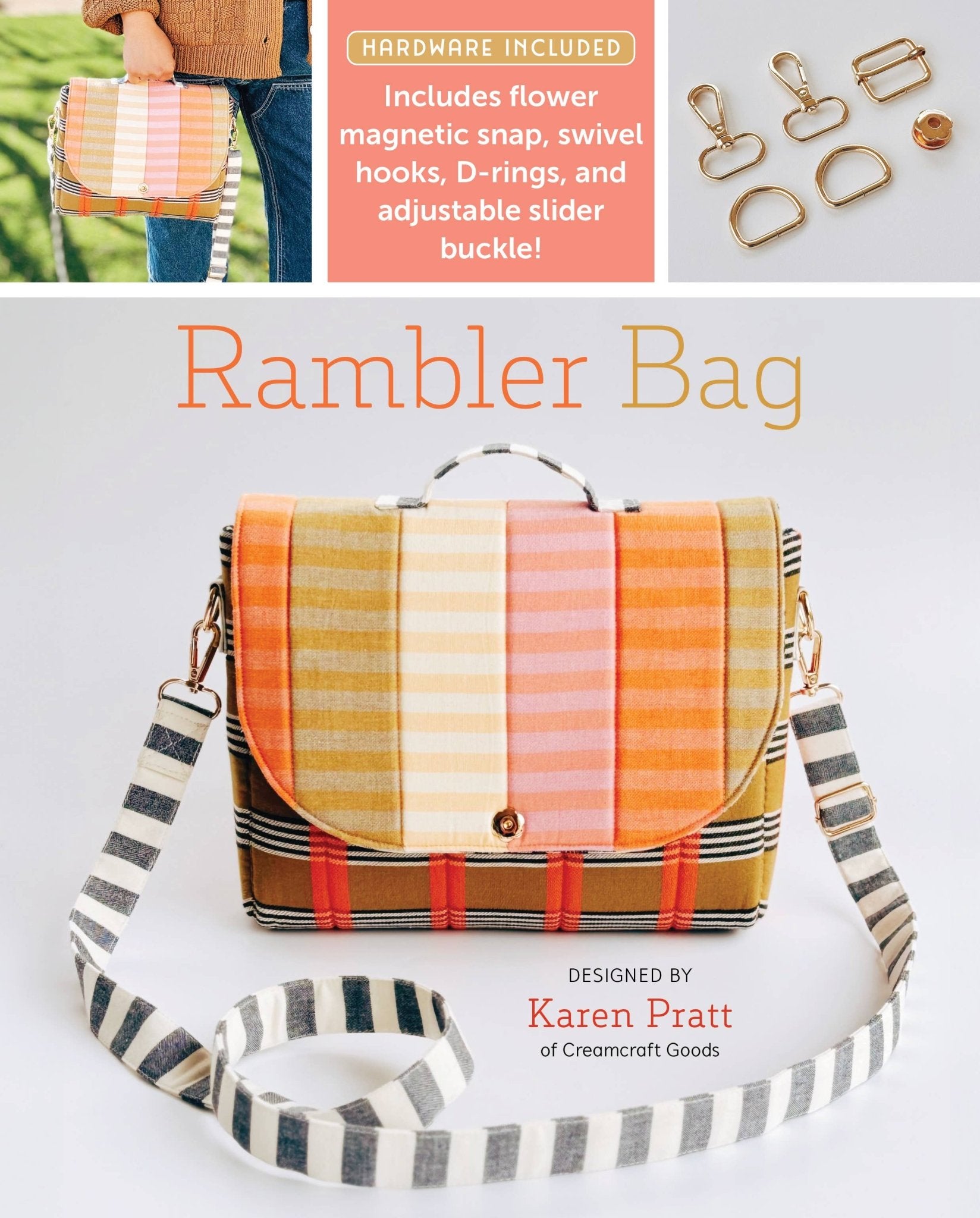 Rambler Bag Kit - Boho Fabrics - Bag Making Supplies
