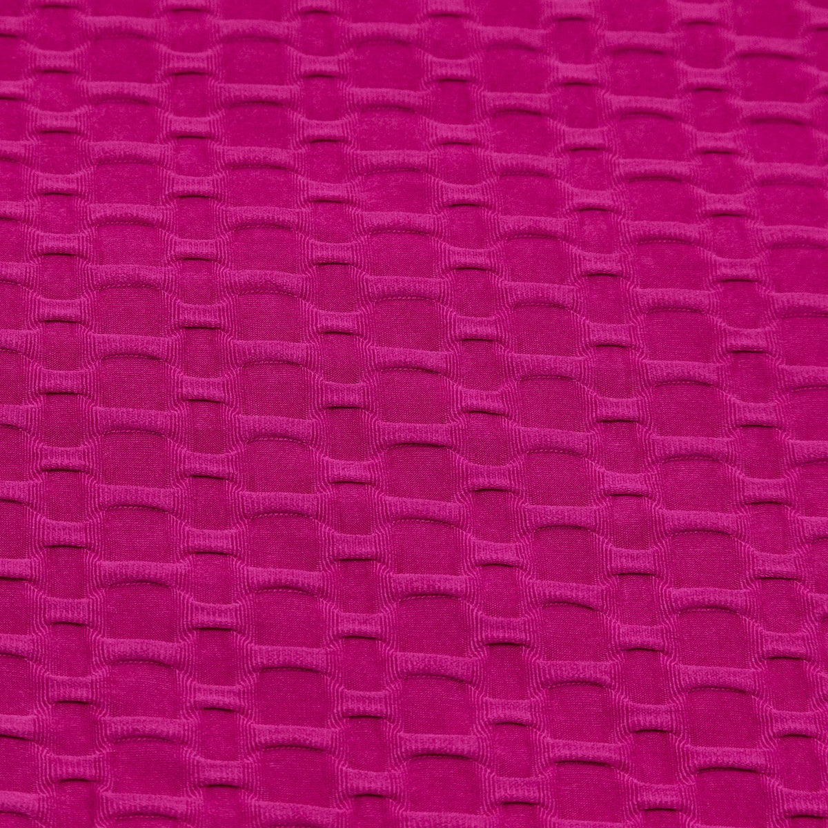 Raspberry Honeycomb Athletic Knit Fabric - Boho Fabrics