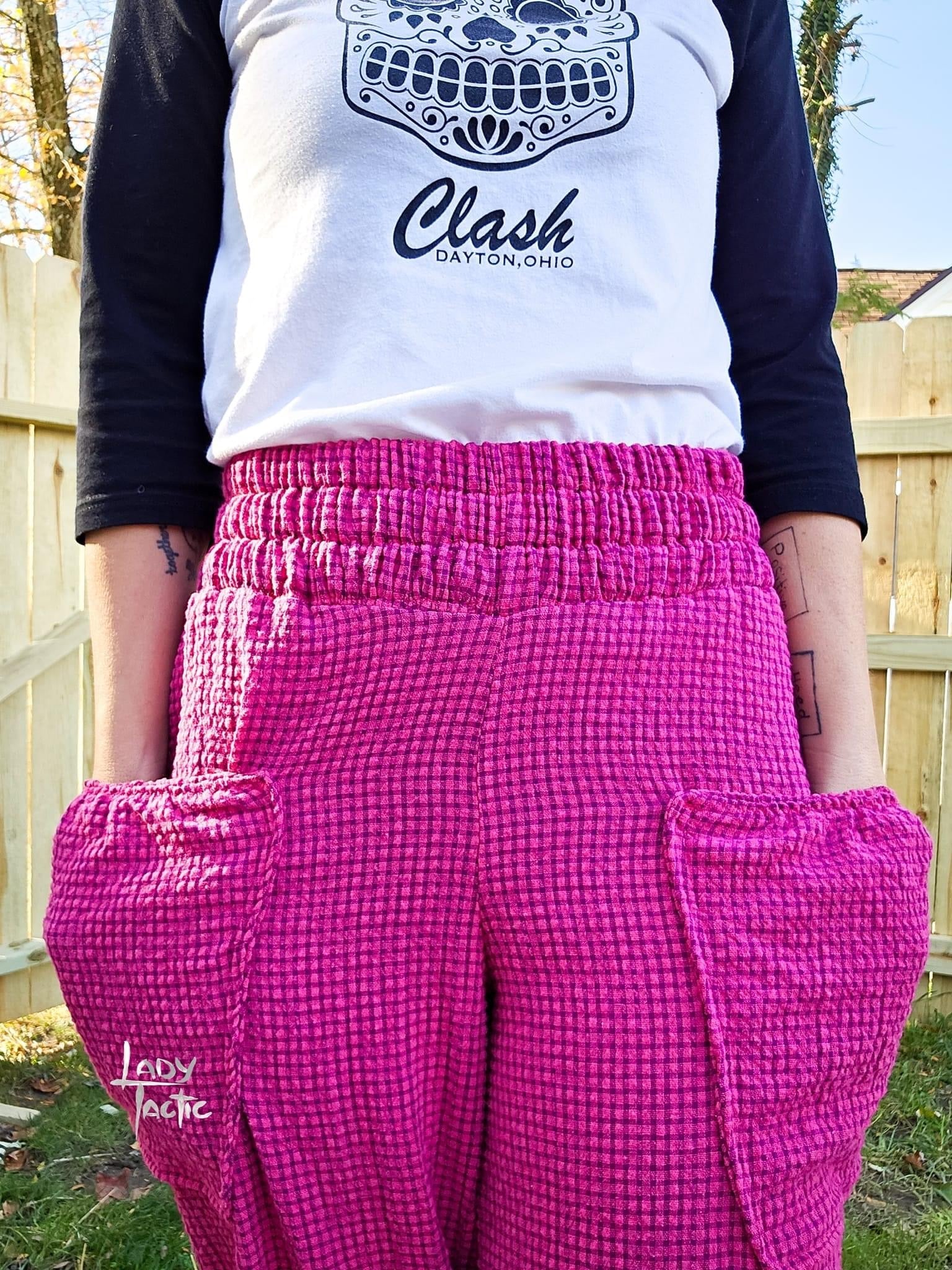 Raspberry Jam Plaid, Woven Fabric - Boho Fabrics