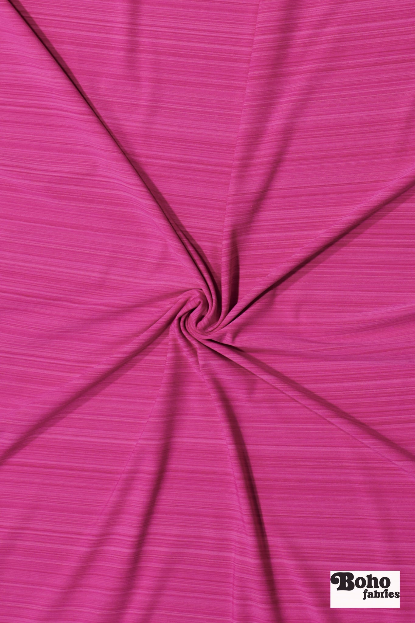 Raspberry,Striated Athletic Knit Fabric - Boho Fabrics - Athletic Knit Fabric