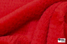 Red, Classic Double - Velour High Loft Fleece Fabric by Polartec, featuring Recycled Polyester - Boho Fabrics - Performance Fabrics