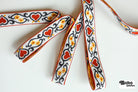 Red Hearts, 7/8" Jacquard Woven Trim.TRIM - 021 - Boho Fabrics - Trims