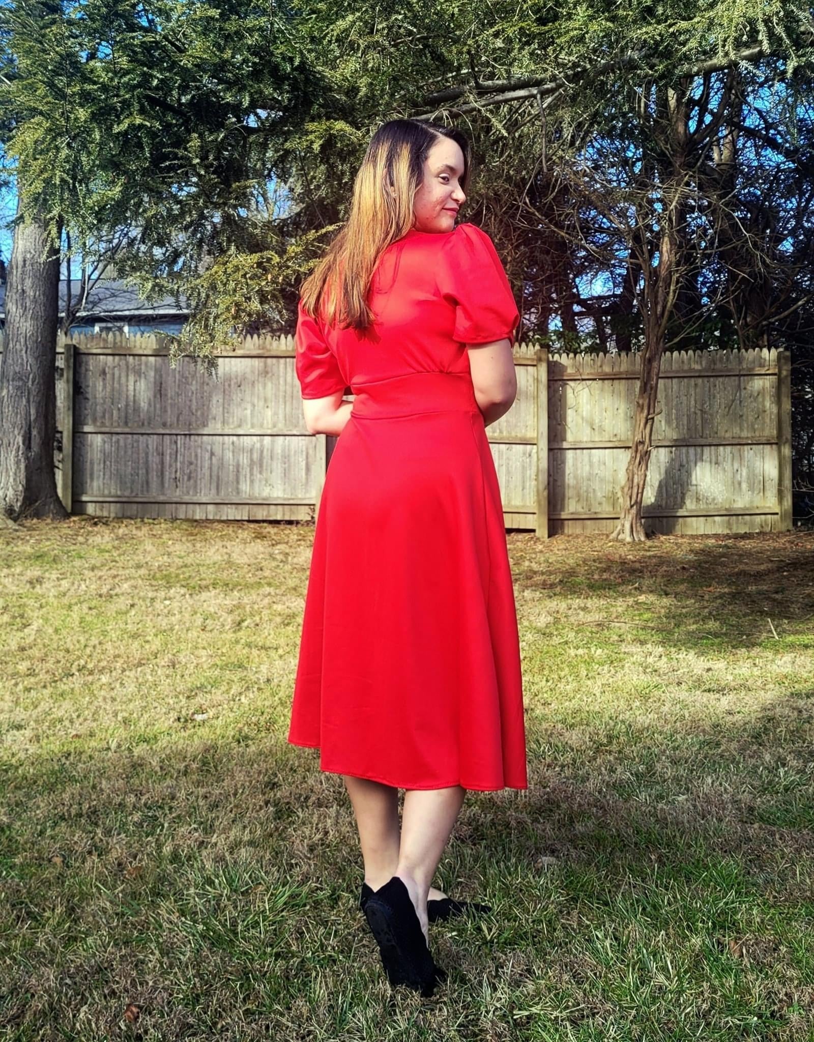 Red, Scuba Knit - Boho Fabrics