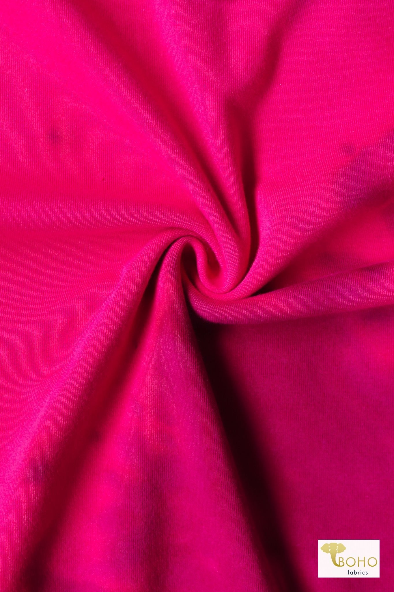 Red Tie Dye Coordinating Ribbing, Rib Flc. SOLD BY THE 1/2 YARD - Boho Fabrics