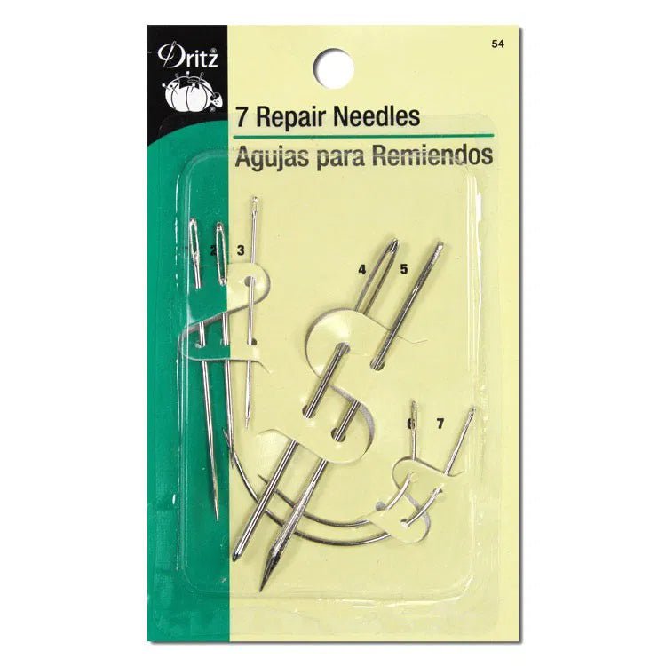 Repair Needles – 7 Count by Dritz - Boho Fabrics - Sewing Needles
