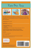 Retro Mini Purse (ZW2293) - Boho Fabrics - 