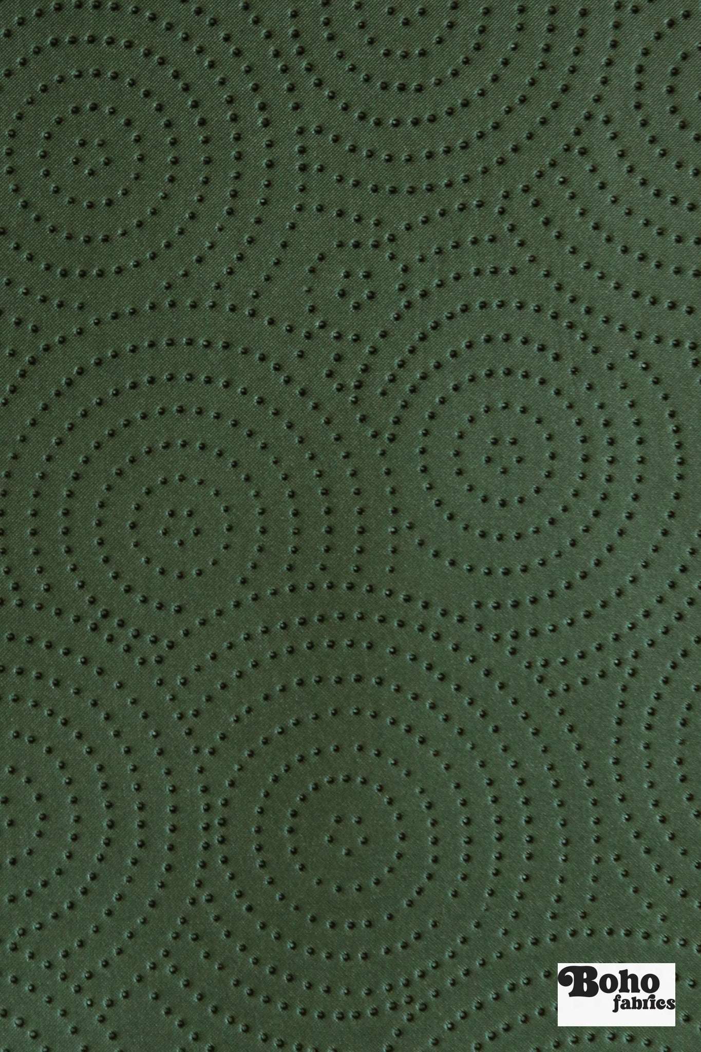 Retro Mist Emerald - Emerald Swirls Vinyl Upholstery Fabric - Boho Fabrics - Home Dec. & Upholstery Fabric