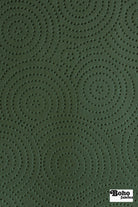 Retro Mist Emerald - Emerald Swirls Vinyl Upholstery Fabric - Boho Fabrics - Home Dec. & Upholstery Fabric