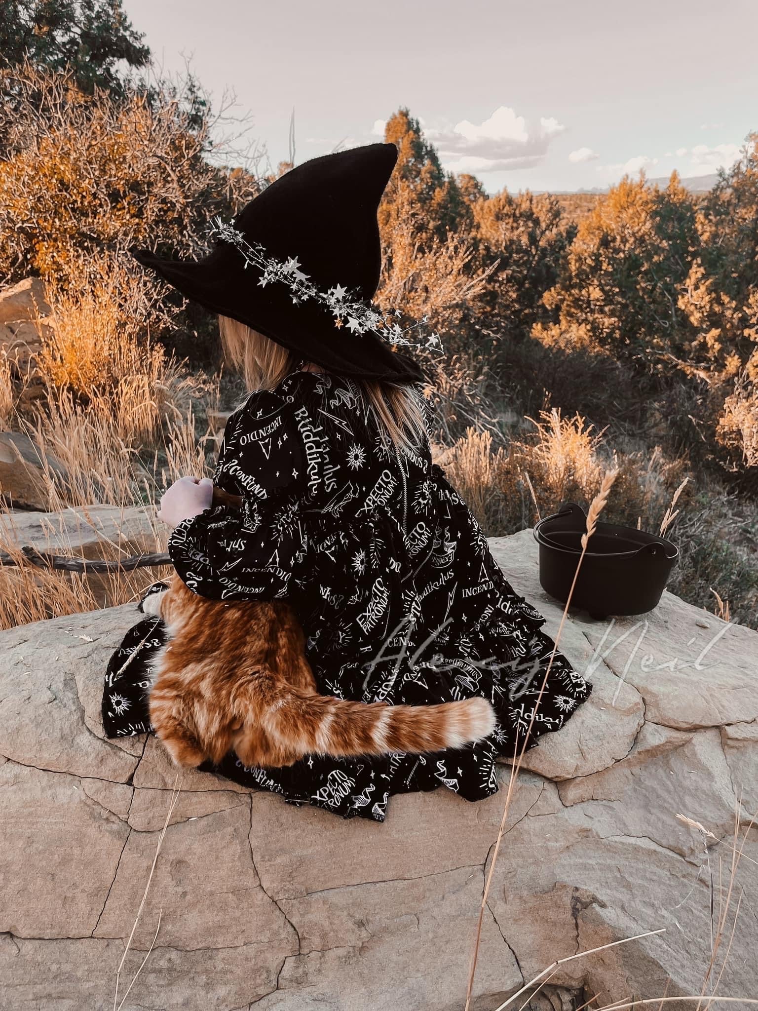 Riddikulus Poly Chiffon Woven Print Fabric - Boho Fabrics