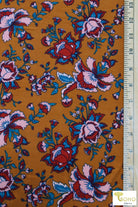Rococo Florals on Gold, DBP. BPP-309 - Boho Fabrics
