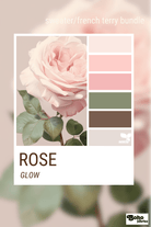 Rose Glow, Sweater/French Terry Knit Palette Bundle - Boho Fabrics - Fabric Bundles