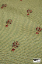 Rosebush Dobby Weave Jacquard Woven Fabric - Boho Fabrics - Jacquard, Woven