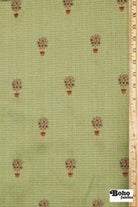 Rosebush Dobby Weave Jacquard Woven Fabric - Boho Fabrics - Jacquard, Woven
