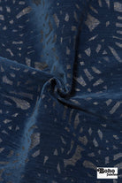 Royal Blue & Metallic Abstract Upholstery Woven Fabric - Boho Fabrics - Home Dec. & Upholstery Fabric