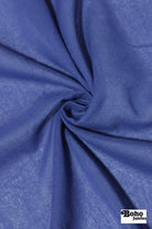 Royal Blue Sheer Cotton Blend Woven Fabric - Boho Fabrics - Woven, Fabric