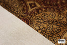 Rust Paisley, Microfiber Velvet Upholstery Woven Fabric - Boho Fabrics - Home Dec. & Upholstery Fabric