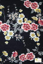 Rustic Florals, Rib Knit. - Boho Fabrics