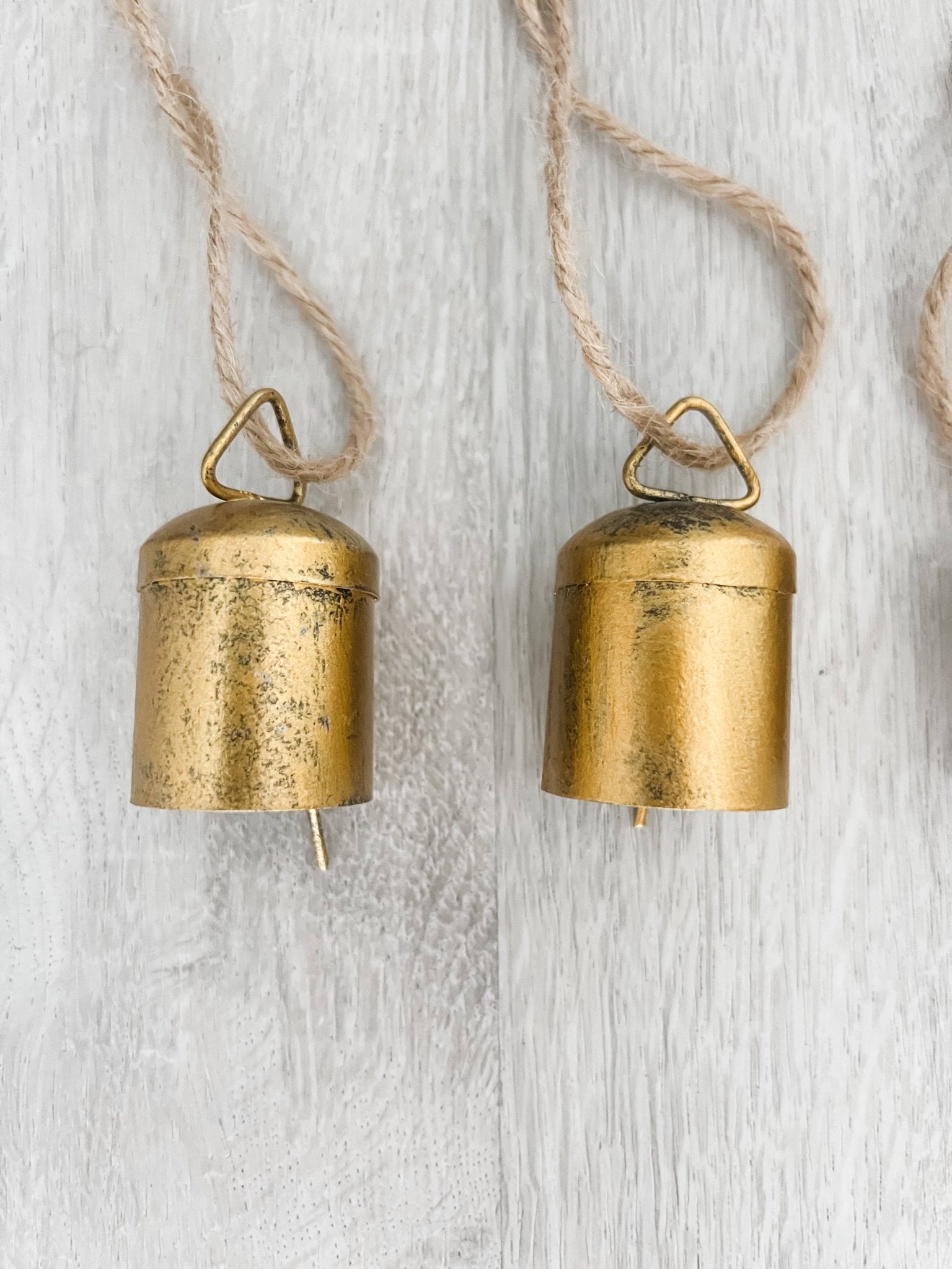 Rustic Tin Mini Bells - Boho Fabrics - 