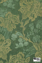 Sage & Gold Orchard Tapestry Jacquard Woven Fabric - Boho Fabrics - Jacquard, Woven